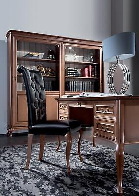 Klassiek bureau met luxestoel Luxe kantoorinrichting Houten meubels