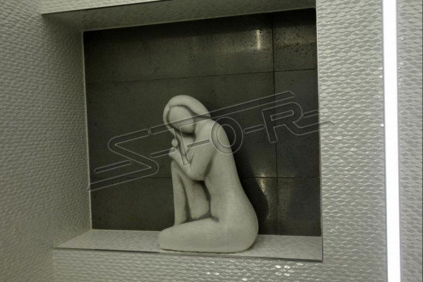 Abstract ontwerp tuinfiguur standbeeld standbeelden sculpturen beeldhouwwerk