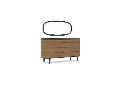 Dressoir met spiegelontwerp Luxe kast Moderne stijl Slaapkamermeubels Nieuw