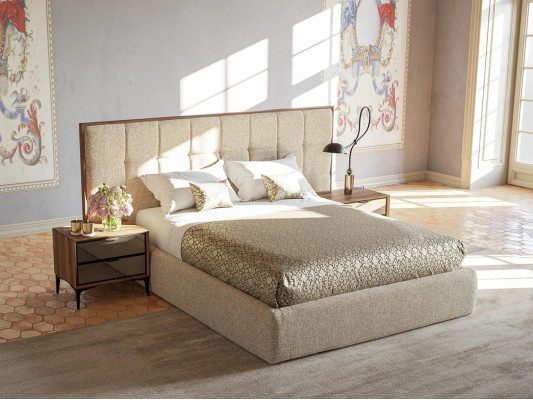 Luxe meubilair slaapkamer Modern set 5-delig Tweepersoonsbed 2x nachtkastjes Nieuw