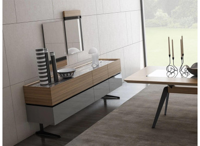 Luxe dressoir eetkamer compleet 2x spiegel modern inrichtingsontwerp