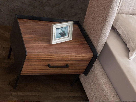 Modern Beige Tweepersoons Slaapkamer Set 2x Nachtkastjes Luxe Nieuwe Meubels