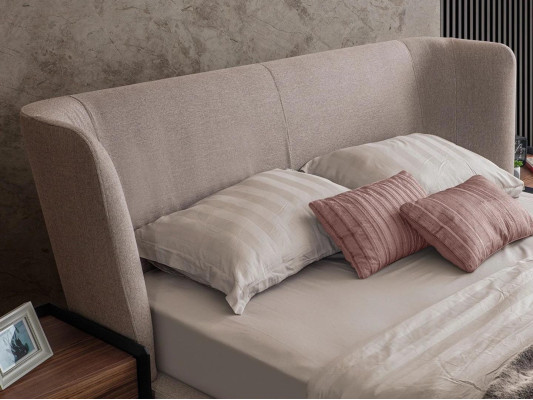 Modern Beige Tweepersoons Slaapkamer Set 2x Nachtkastjes Luxe Nieuwe Meubels