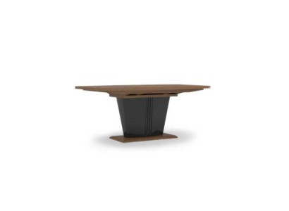 Moderne bruine eettafel eetkamer ontwerp tafel hout luxe meubels nieuw
