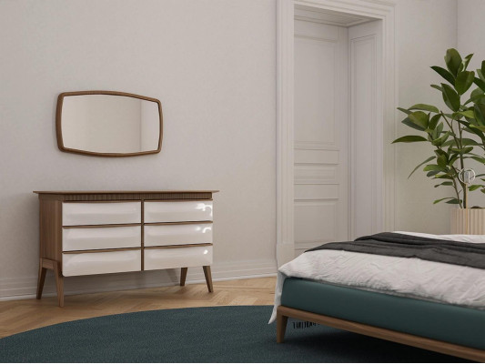 Modern Design commode met spiegel slaapkamer luxe kast nieuw meubilair