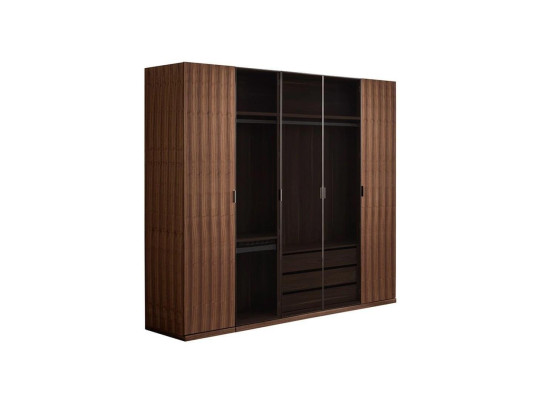 Slaapkamer Modern Kledingkast Houten Kast Ontwerp Kast Glazen Deuren