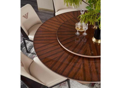 Eettafel Bruin Ronde Tafels Ontwerp Meubels Luxe Eettafel Keuken