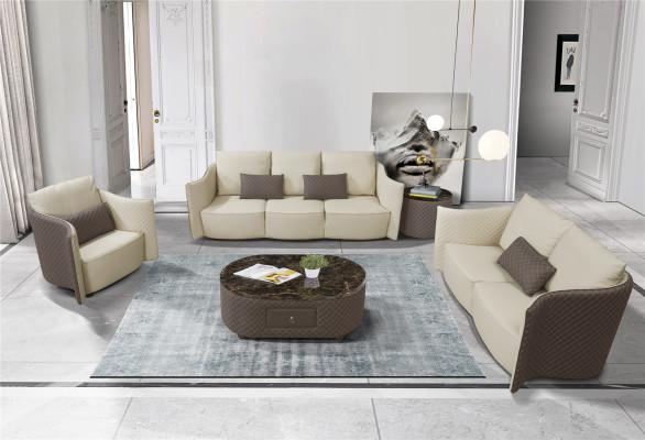 Bankstel 3+2+1 zitplaatsen set Sofa Design Bekleding Modern Bankstellen Bank