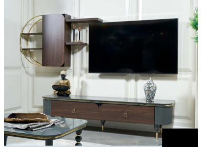 Houten design tv meubels planken kasten wandplanken wandkasten bijzettafel laag dressoir