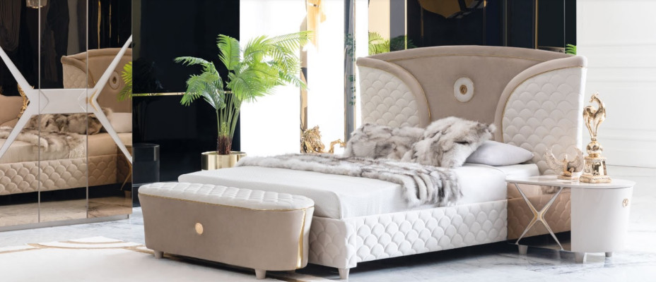 Tweepersoonsbedden Modern bedframe Beddenset 3-delig Slaapkamer Bed Nachtkastje
