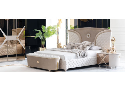 Tweepersoonsbedden Modern bedframe Beddenset 3-delig Slaapkamer Bed Nachtkastje