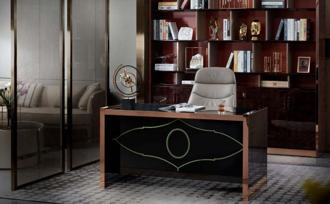 Kantoorkast Bruin Hout Werkkamer Bruin Modern Design Meubels Luxe Kast