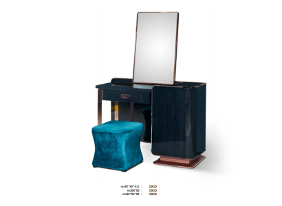 Kaptafel Hout Zwart Console Modern Design Meubels Luxe Slaapkamer Nieuw.