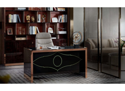 Kantoortafel Hout Bruin Tafel Kantoor Moderne Ontwerpmeubels Luxe