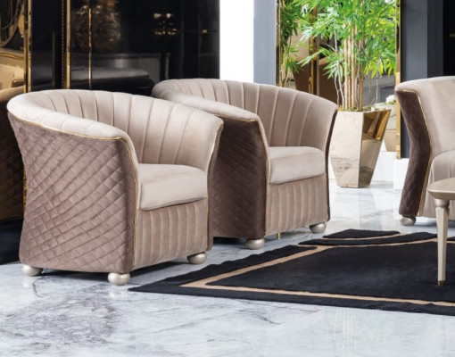 Moderne luxe elegante zitbank 3+3+1+1 zitter designbank gestoffeerde banken banken