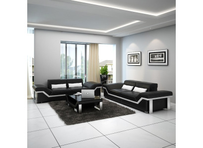 Sofaset 3+3-zits set Ontwerp Bank Bekleding Banken Bank Modern