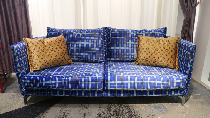 Ontwerp bekleding luxe zitbank bank van textielbank 2 zits nieuw