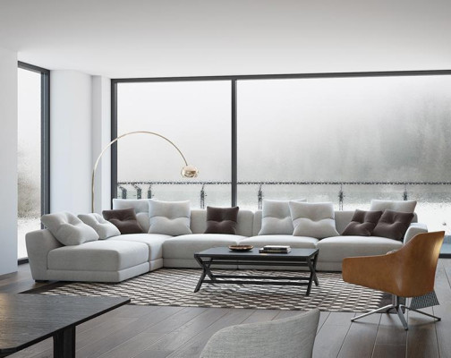 Hoekbank Woonkamer Slaapbank Bank Bankstel L Vorm Leren Bankstel Nieuw