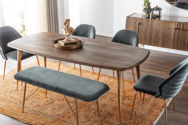 Eetgroep Eetkamer Eettafel Stoelen Dressoir Set 10-delig Hout Bruin