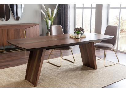 Eethoek Eettafel Eethoek Eetkamer Stoelen Dressoir 7-delig Hout Bruin