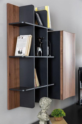 rtv Lowboard tv Standaard Planken Dressoir Hout Modern Bruin Woonkamer