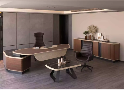 Moderne thuisset luxemeubels hoekbureau dressoir massief hout