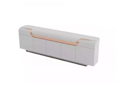 Sideboard kantoorcommode kantoorinrichting designmeubels kast lowboard wit