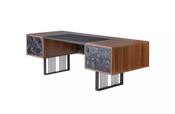 Moderne kantoormeubilair set met bureau, salontafel en archiefkast
