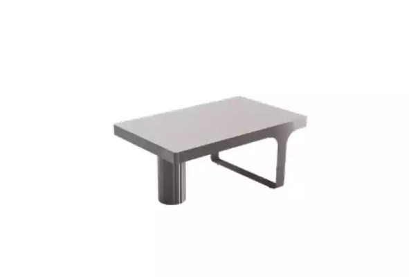 Luxe salontafel kantoor design meubel tafel bijzettafels hout grijs