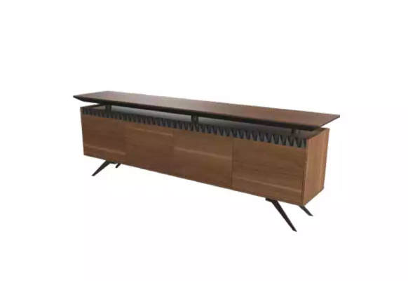 Werkkamer Kantoor Bureau Salontafel Dressoir Modern Hout Bruin