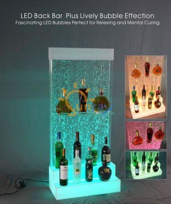 Ontwerper LED-barplanken Watermuur bar Balieplank-meubilair