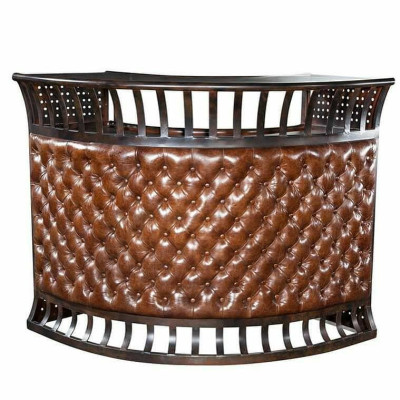 Chesterfield Bar Tafels Hoge Tafel Lounge Club Luxe Tafel Vintage Bar Leer