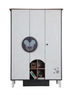 Kledingkast Ontwerp Meubilair Kinderkamer Kast Plank Hout Slaapkamer Nieuw