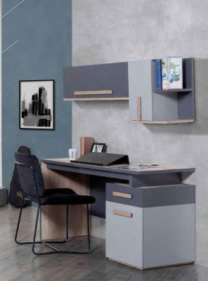 Jongerenkamer bed kledingkast commode bureau kledingkast 5-delig set