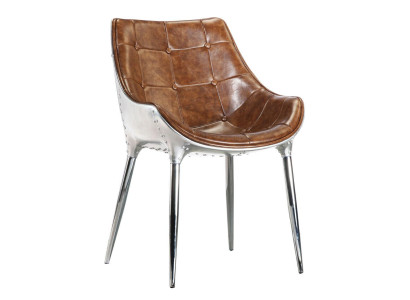 Ontwerp gestoffeerde stoel stoelen zit leuning kantoor eetkamer 1x stoel leren stoel