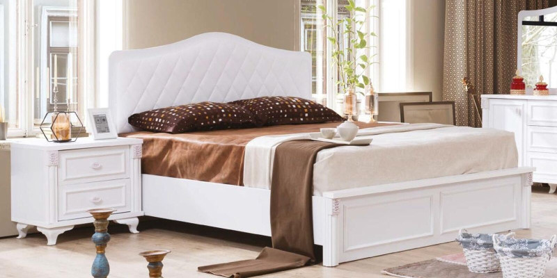 Tweepersoonsbed Bedframe Ontwerp Bekleding Nieuw Luxe Bed Slaapkamer Bedden Meubels