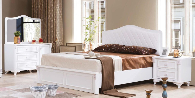 Tweepersoonsbed Bedframe Ontwerp Bekleding Nieuw Luxe Bed Slaapkamer Bedden Meubels
