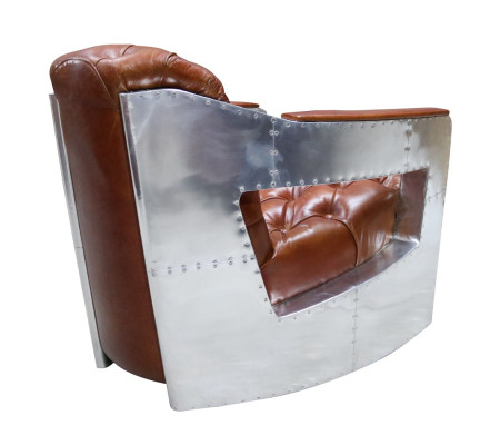 Chesterfield fauteuil knop dicht zitten shabby vintage tan echt