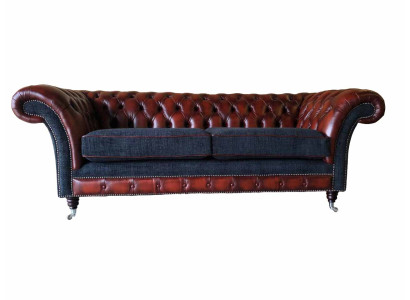 Bank Luxe Textiel Chesterfield Bank Bankstellen Bekleding 3-Zits Banken Nieuw