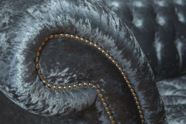 Design bank 3-zitsbank sofa gestoffeerde banken stof woonkamer textiel banken