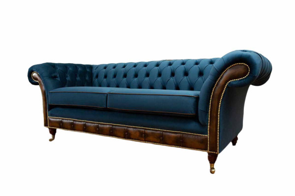 Ontwerp driezitsbank gestoffeerde bank Chesterfield kamermeubels zitten