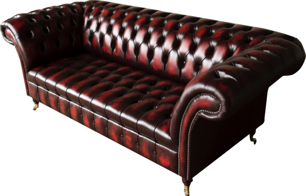 Chesterfield Leren Bank 3-Zits Bruin Designerbank Luxe Bekleding Nieuw