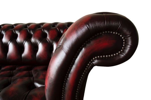 Chesterfield Leren Bank 3-Zits Bruin Designerbank Luxe Bekleding Nieuw