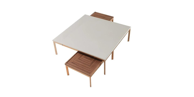 Woonkamerset Compleet 3-delig Modern Nieuw Salontafel met 2 bijzettafels