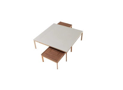 Woonkamerset Compleet 3-delig Modern Nieuw Salontafel met 2 bijzettafels