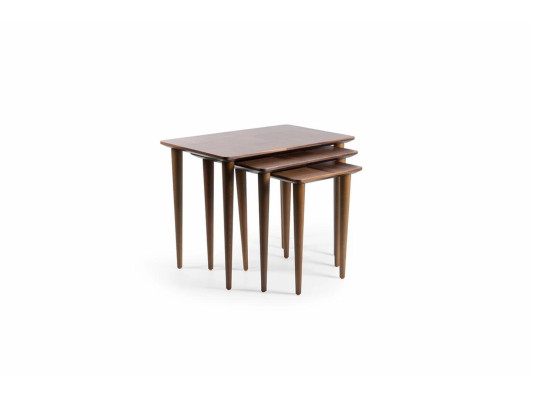 Bruin bijzettafel modern design inrichting luxe koffietafel woonkamer