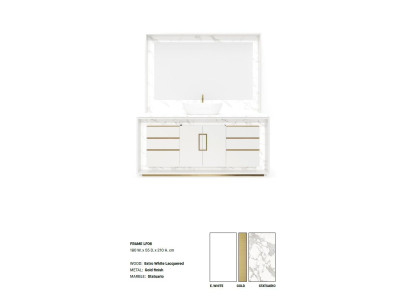 Witte badkamerkast badkamermeubel plank badkamerkast houten planken