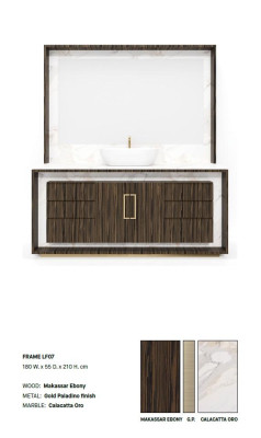 Bruine badkamerkast Badkamermeubels Plank Badkamerkast Houten schappen