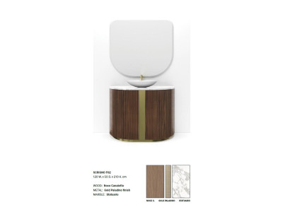 Bruine badkamer kast badkamer meubels plank badkamer kast houten planken.