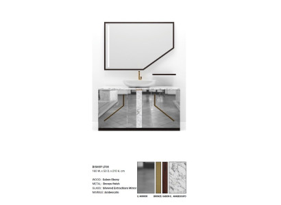 Glas Bad Wastafel Kranen Badkamer Meubels Italiaanse Stijl Badkamer Nieuwe Set